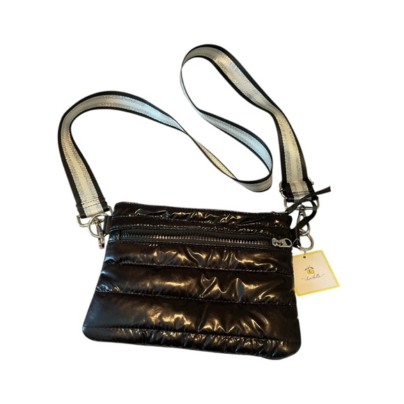 Lemonbella Crossbody puffy purse/bag lightweight in black.NWT - Picture 6 of 6